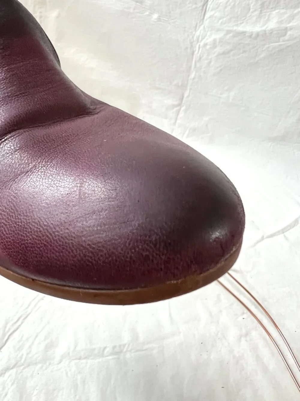 Dansko shoes Preston loafer purple leather brown block heel 38 7.5 8 slip on